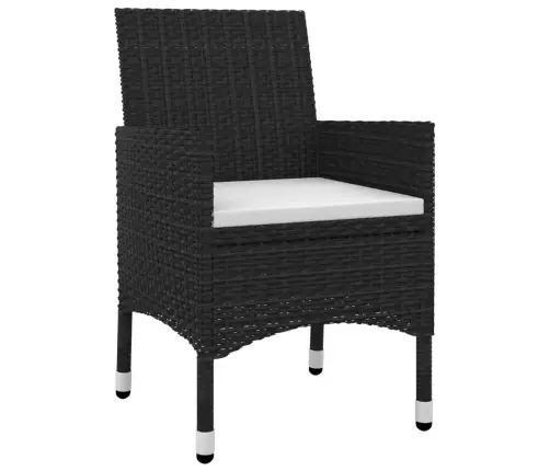 7-Daļīgs Dārza Mēbeļu Komplekts, Matrači, Rotangpalma, Stikls Vidaxl