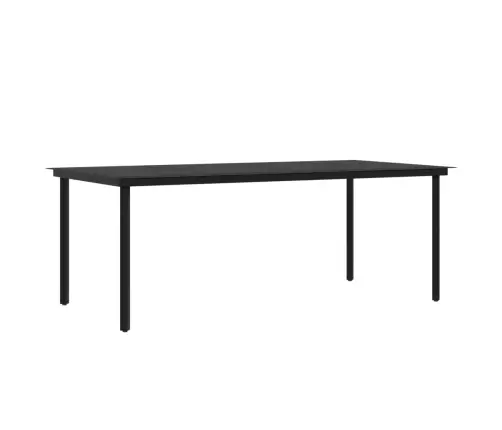 9-Daļīgs Dārza Mēbeļu Komplekts, Pe Rotangpalma Un Stikls Vidaxl