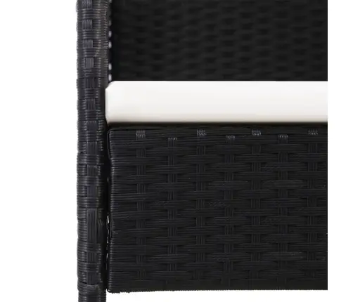 Dārza Krēsli Ar Bēšiem Spilveniem, 4 Gb., Melni, Pe Rotangpalma Vidaxl Dārza Krēsli Ar Bēšiem Spilveniem, 4 Gb., Melni, Pe Rotangpalma Vidaxl
