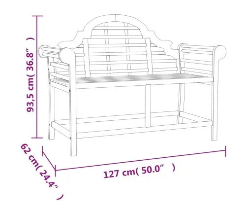 4-Daļīgs Dārza Dīvānu Komplekts, Masīvs Tīkkoks Vidaxl