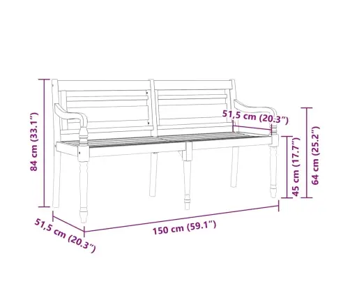 Sols Ar Pelēku Matraci, 150 Cm, Masīvs Tīkkoks Vidaxl