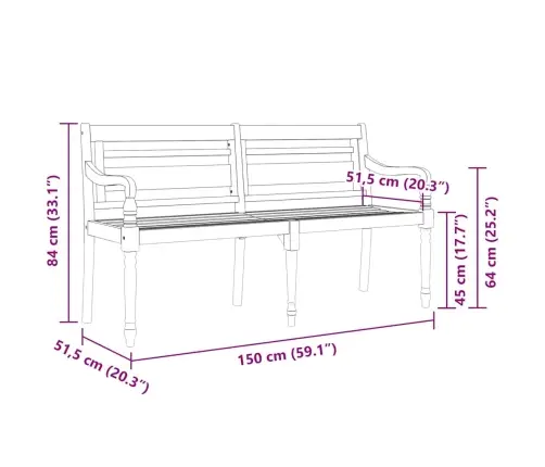 Sols Ar Krēmkrāsas Matraci, 150 Cm, Masīvs Tīkkoks Vidaxl