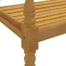 Sols Ar Pelēkbrūnu Matraci, 150 Cm, Masīvs Tīkkoks Vidaxl