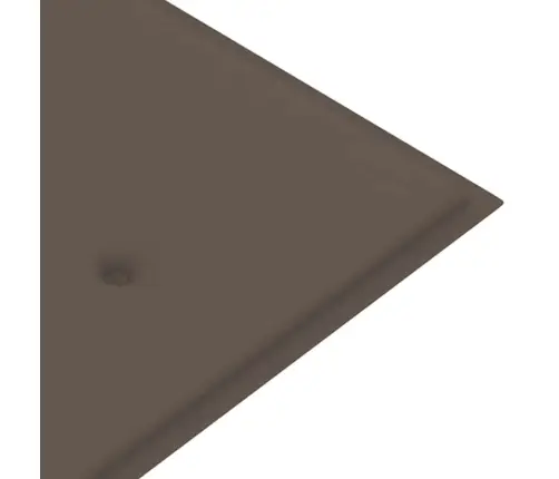 Sols Ar Pelēkbrūnu Matraci, 150 Cm, Masīvs Tīkkoks Vidaxl