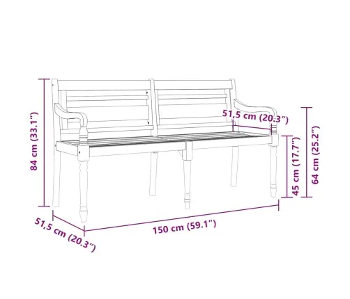 Sols Ar Vīnsarkanu Matraci, 150 Cm, Masīvs Tīkkoks Vidaxl