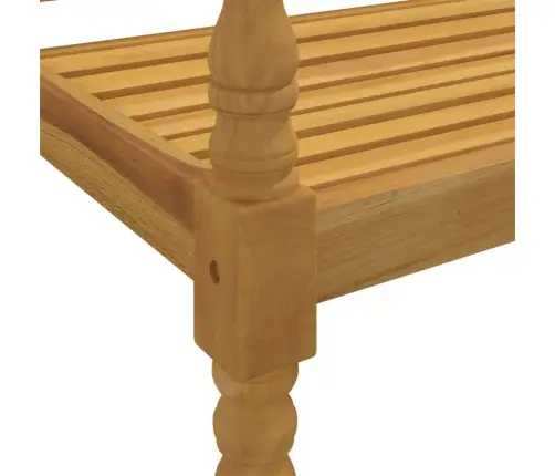 Batavia Suoliukas Su Kremine Pagalvėle, 150cm Tikmedis