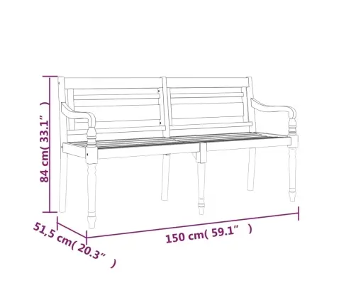 Sols Ar Spilgti Zaļu Matraci, 150 Cm, Masīvs Tīkkoks Vidaxl