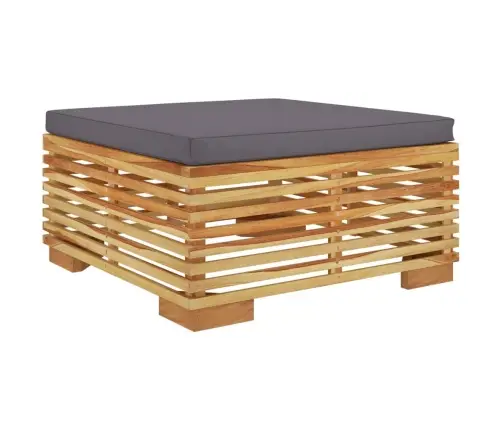 6-Daļīgs Dārza Atpūtas Mēbeļu Komplekts Ar Matračiem, Tīkkoks Vidaxl