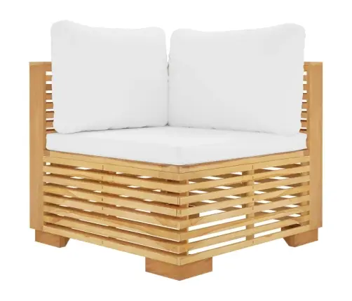 Dārza Stūra Dīvāni Ar Spilveniem 2 Gab., Masīvs Tīkkoks Vidaxl