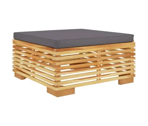 10-Daļīgs Dārza Atpūtas Mēbeļu Komplekts Ar Matračiem, Tīkkoks Vidaxl