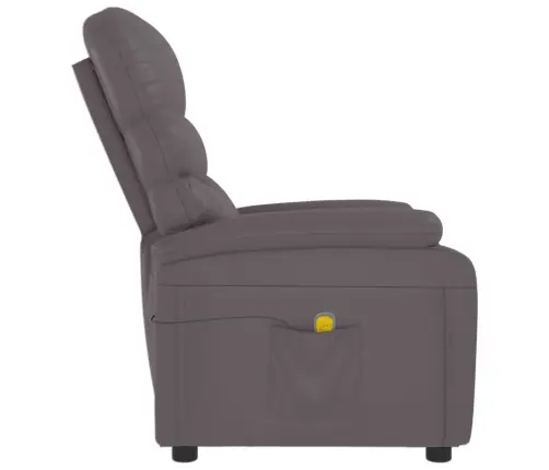 Masāžas Krēsls, Pelēka Mākslīgā Āda Vidaxl