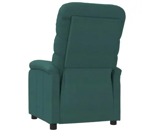 Atpūtas Krēsls, Atgāžams, Tumši Zaļš Audums Vidaxl Atpūtas Krēsls, Atgāžams, Tumši Zaļš Audums Vidaxl