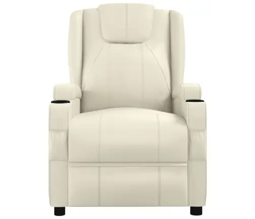 Masāžas Krēsls, Krēmbalta Mākslīgā Āda Vidaxl