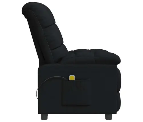 Masažinis Krėslas, Juodos Spalvos, Audinys