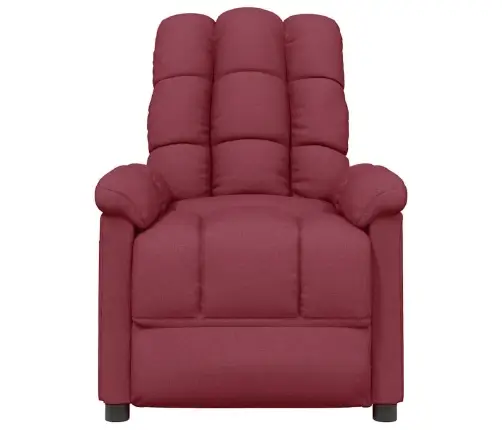 Masāžas Krēsls, Vīnsarkans Audums Vidaxl