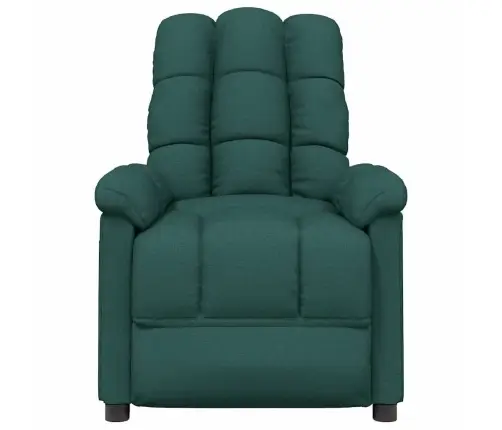 Masāžas Krēsls, Tumši Zaļš Audums Vidaxl