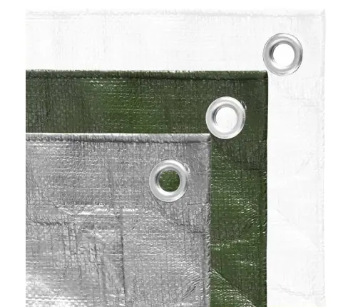 Brezenta Pārklājs, 180 G/M², 6X10 M, Zaļš, Hdpe Vidaxl