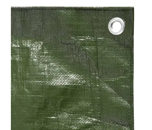 Brezenta Pārklājs, 180 G/M², 8X8 M, Zaļš, Hdpe Vidaxl