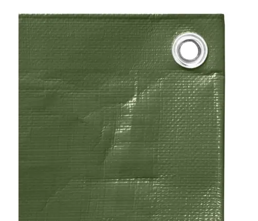 Brezenta Pārklājs, 260 G/M² 8X10 M, Zaļš, Hdpe Vidaxl