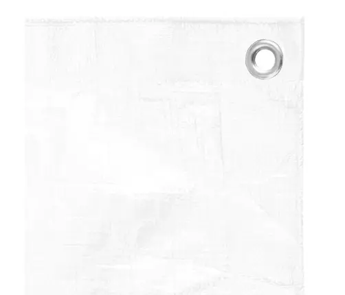 Brezenta Pārklājs, Tents, 180 G/M², 3X3 M, Balts, Hdpe Vidaxl