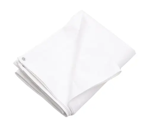 Brezenta Pārklājs, 260 G/M², 4X5 M, Balts, Hdpe Vidaxl