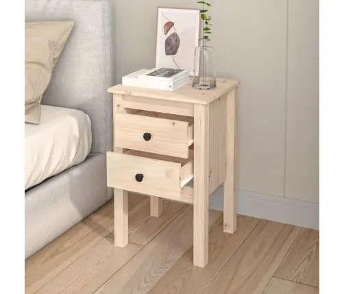 Naktsskapīši, 2 Gab., 40X35X61,5 Cm, Priedes Masīvkoks Vidaxl