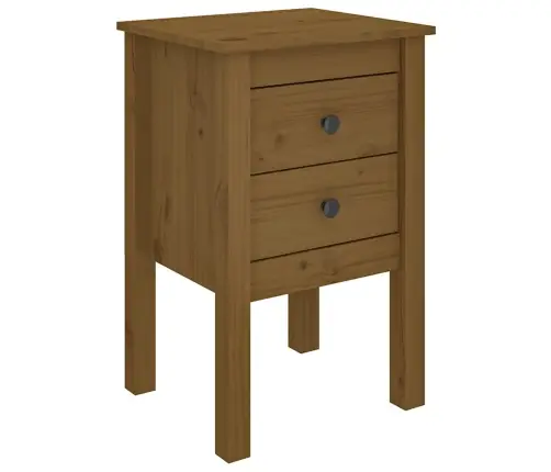 Naktsskapītis, Medus Brūns, 40X35X61,5 Cm, Priedes Masīvkoks Vidaxl