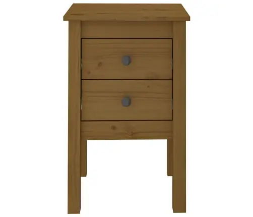 Naktsskapītis, Medus Brūns, 40X35X61,5 Cm, Priedes Masīvkoks Vidaxl
