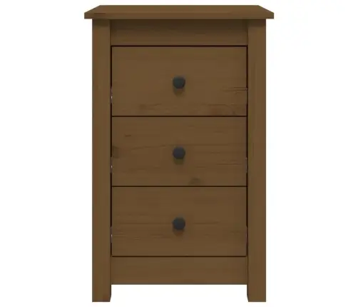 Naktsskapīši, 2 Gab., Brūni, 40X35X61,5Cm Cm, Priedes Masīvkoks Vidaxl