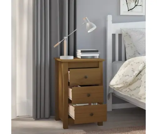 Naktsskapīši, 2 Gab., Brūni, 40X35X61,5Cm Cm, Priedes Masīvkoks Vidaxl