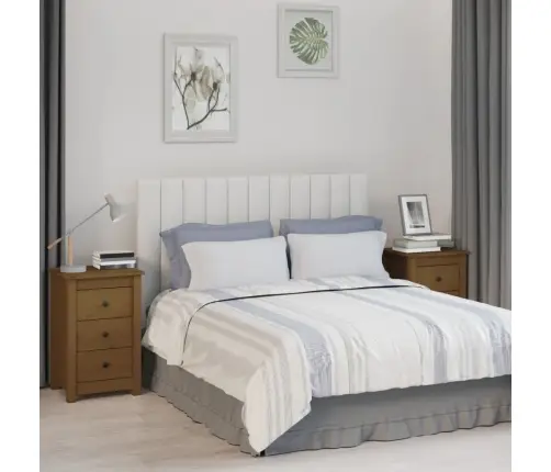 Naktsskapīši, 2 Gab., Brūni, 40X35X61,5Cm Cm, Priedes Masīvkoks Vidaxl