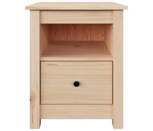 Naktinės Spintelės, 2Vnt., 40X35X49cm Pušies Medienos Masyvas