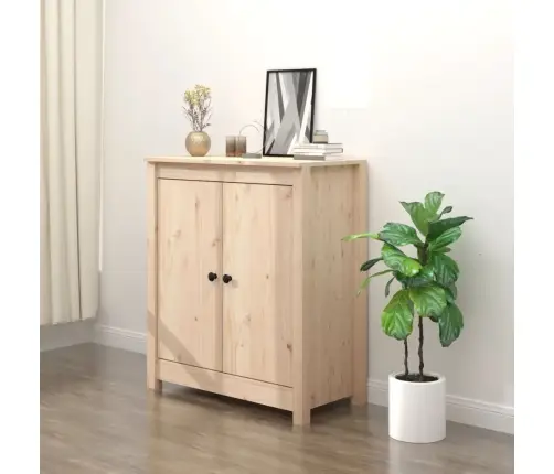 Šoninė Spintelė, 70X35X80cm Pušies Medienos Masyvas