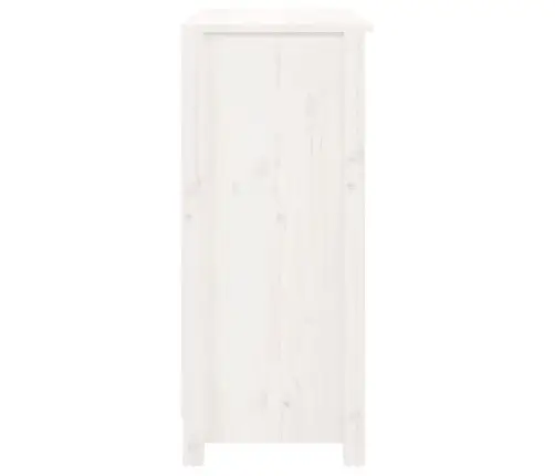 Puhvetkapp, Valge, 70 X 35 X 80 cm Täismännipuit