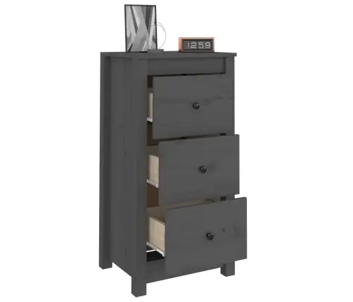 Puhvetkapid 2 Tk, Hall, 40 X 35 X 80 cm Männipuit