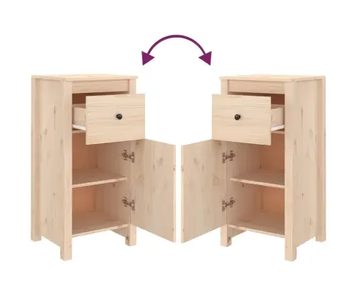 Puhvetkapp, 40 X 35 X 80 cm Toekas Männipuit