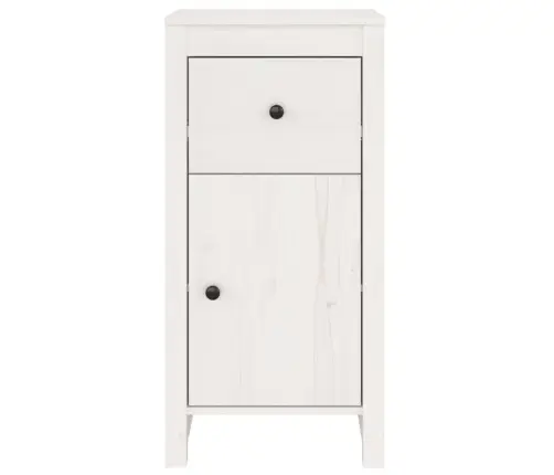 Kumodes, 2 Gab., Baltas, 40X35X80 Cm, Priedes Masīvkoks Vidaxl