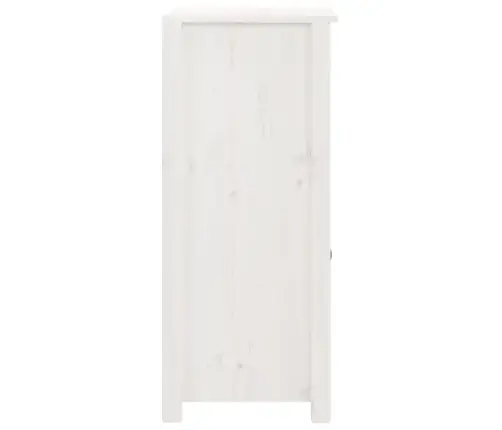 Kumodes, 2 Gab., Baltas, 40X35X80 Cm, Priedes Masīvkoks Vidaxl