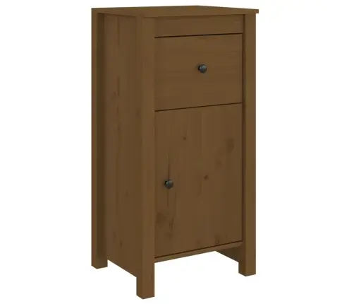 Šoninė Spintelė, Medaus Ruda, 40X35X80cm Pušies Masyvas