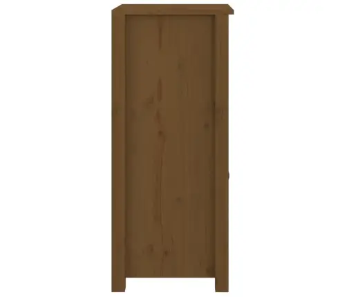 Kumodes, 2 Gab., Medus Brūnas, 40X35X80 Cm, Priedes Masīvkoks Vidaxl
