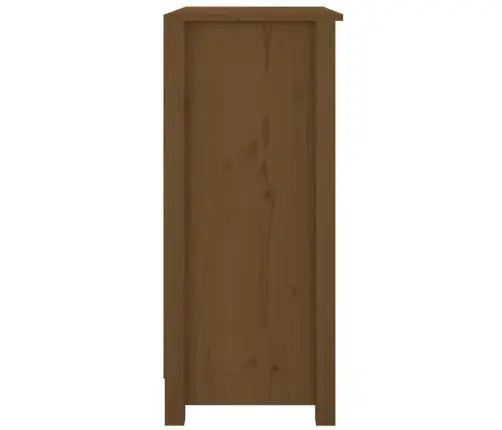 Kumode, Medus Brūna, 70X35X80 Cm, Priedes Masīvkoks Vidaxl