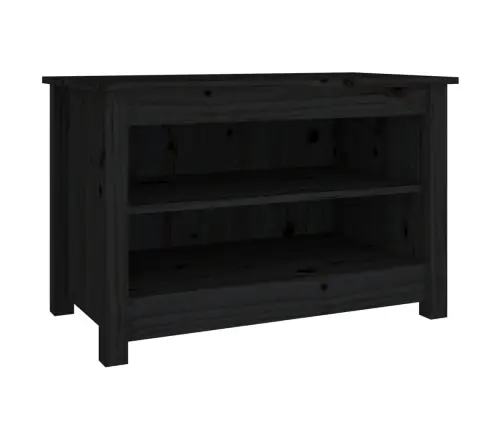 Jalatsipink, Must, 70 X 38 X 45,5 cm Männipuit