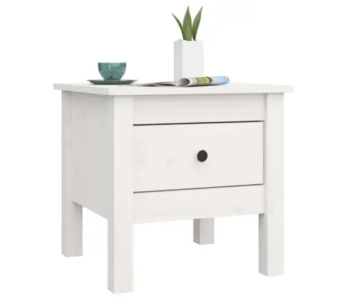 Galdiņi, 2 Gab., Balti, 40X40X39 Cm, Priedes Masīvkoks Vidaxl