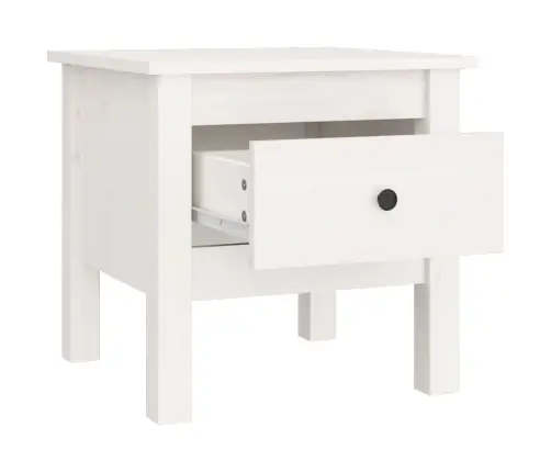 Galdiņi, 2 Gab., Balti, 40X40X39 Cm, Priedes Masīvkoks Vidaxl