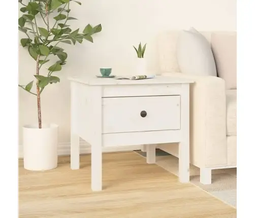 Galdiņi, 2 Gab., Balti, 50X50X49 Cm, Priedes Masīvkoks Vidaxl
