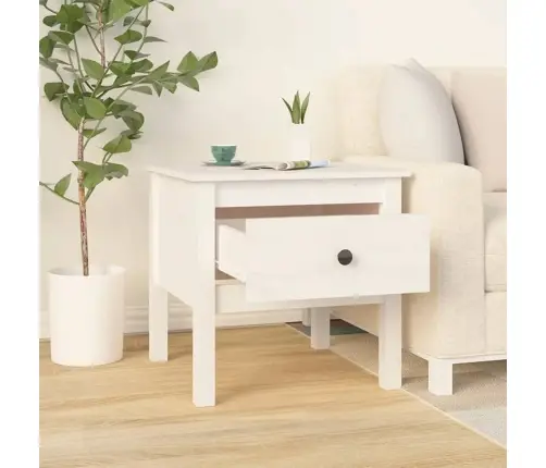 Galdiņi, 2 Gab., Balti, 50X50X49 Cm, Priedes Masīvkoks Vidaxl