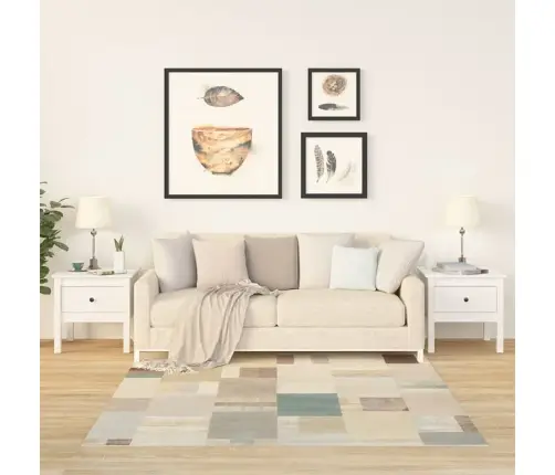 Galdiņi, 2 Gab., Balti, 50X50X49 Cm, Priedes Masīvkoks Vidaxl