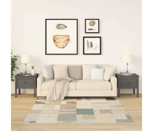 Lisalauad 2 Tk, Hall, 50X50X49 cm Männipuit