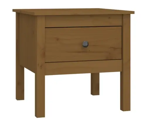 Šoniniai Staliukai, 2Vnt., Medaus Rudi, 50X50X49cm Pušis