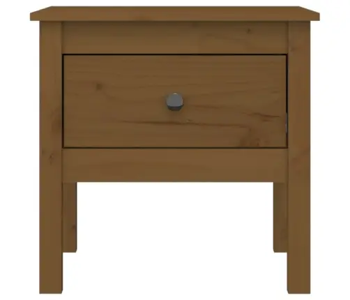 Šoniniai Staliukai, 2Vnt., Medaus Rudi, 50X50X49cm Pušis